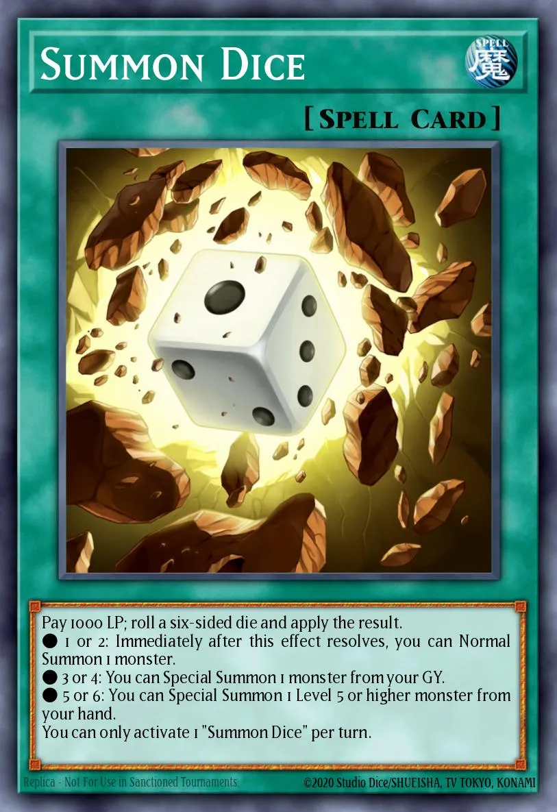 Summon Dice · Battles of Legend: Relentless Revenge 41139112/105