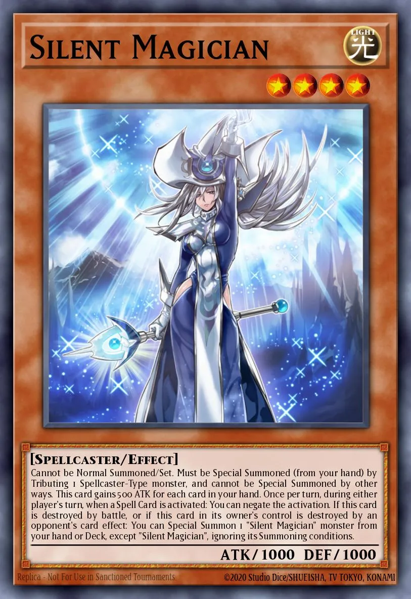 Silent Magician · Duelist Pack: Rivals of the Pharaoh 41175645/46