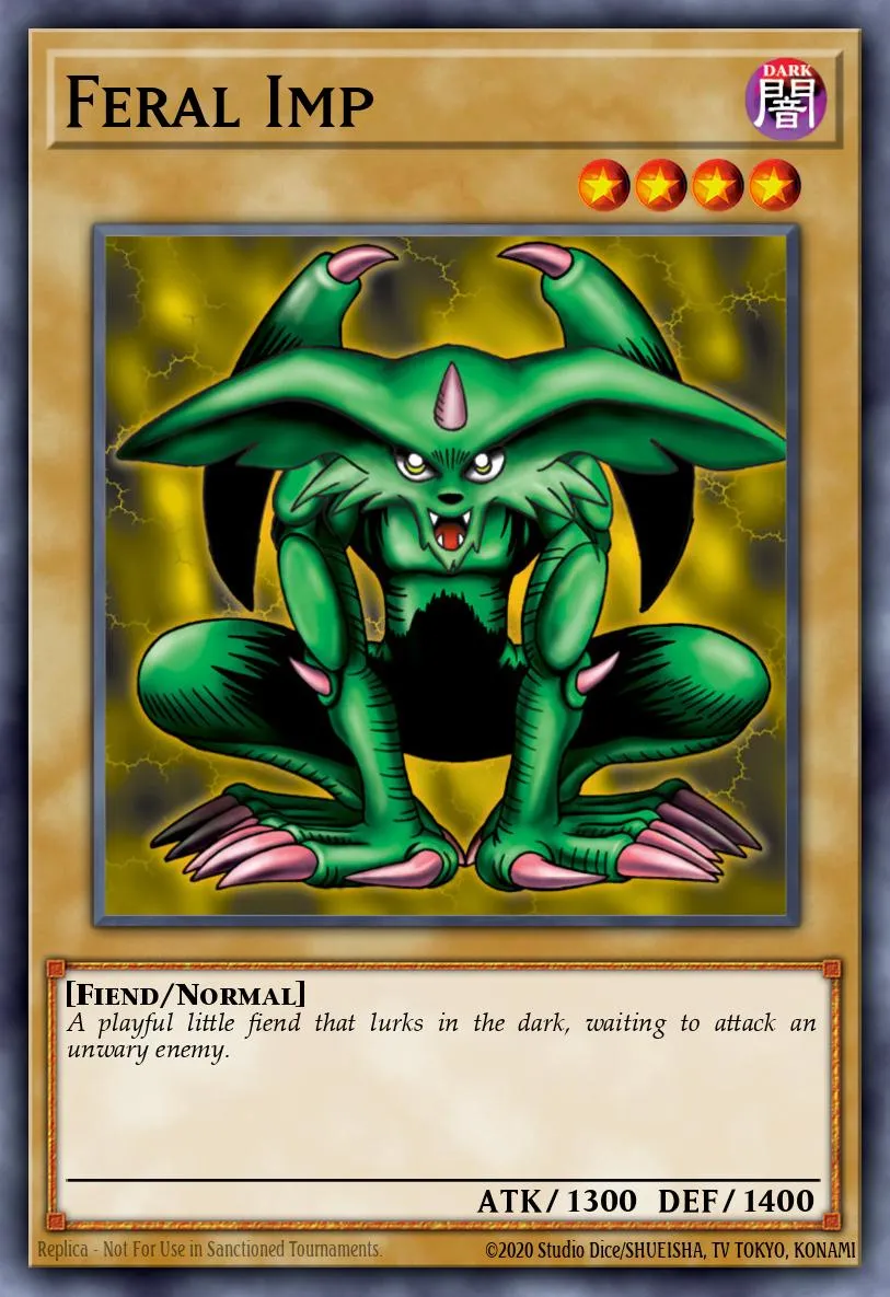 Feral Imp · Summoned Skull Sample promotional card 41392891/1