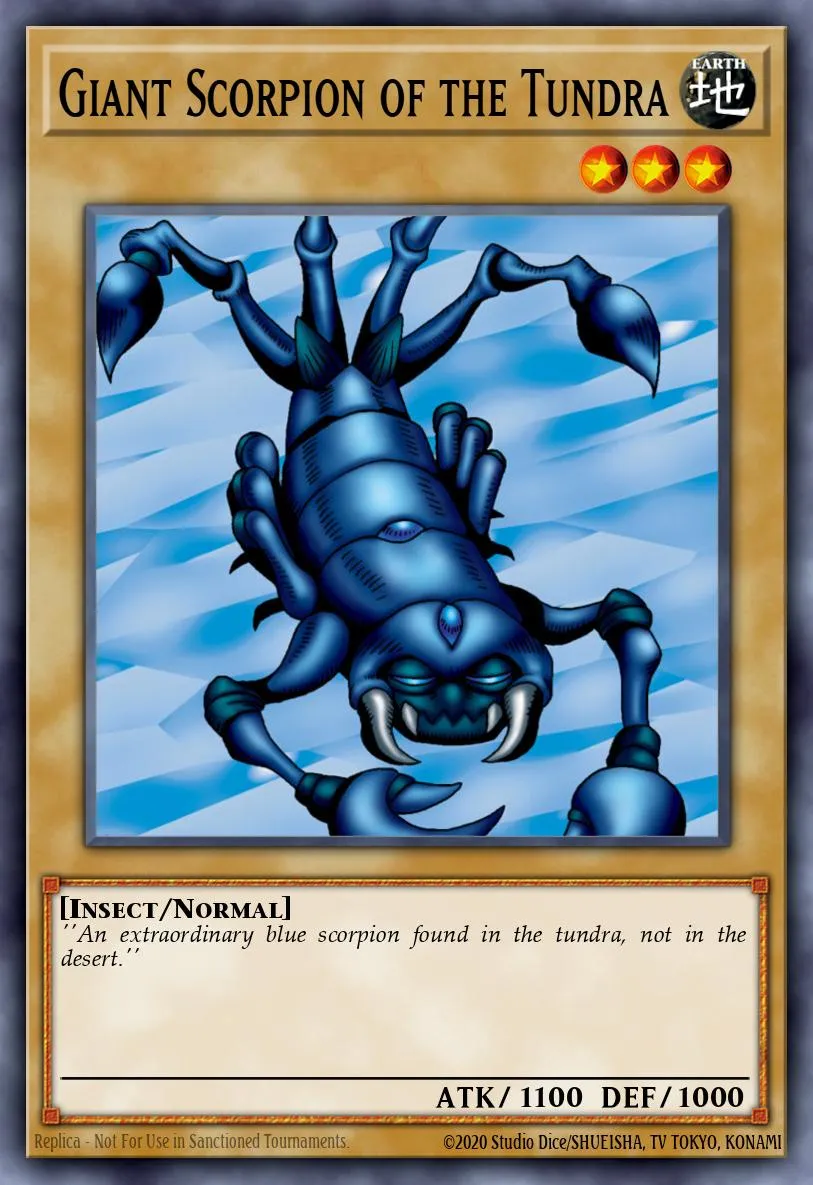 Giant Scorpion of the Tundra · Yu-Gi-Oh (No Set) 41403766