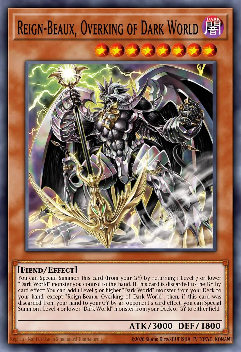 Reign-Beaux, Overking of Dark World · Structure Deck: Dark World 41406613/45