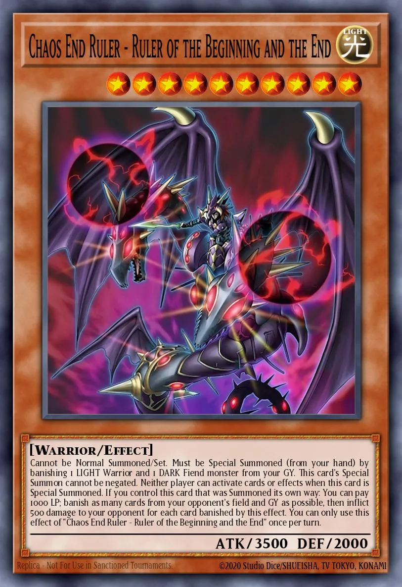 Chaos End Ruler - Ruler of the Beginning and the End · Yu-Gi-Oh (No Set) 41424250