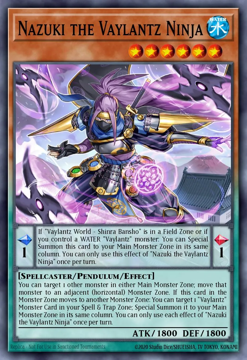 Nazuki the Vaylantz Ninja · Tactical Masters 41525660/60