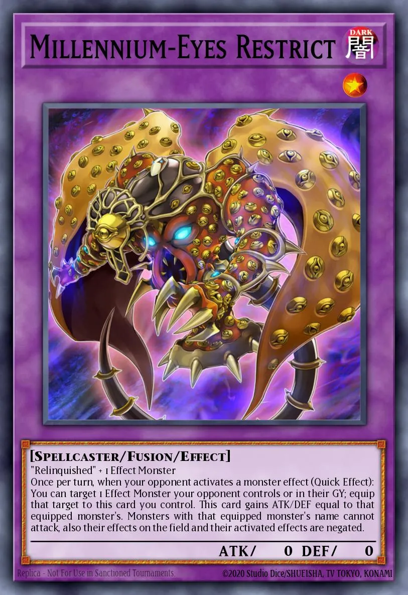 Millennium-Eyes Restrict · Legendary Duelists: Ancient Millennium 41578483/53