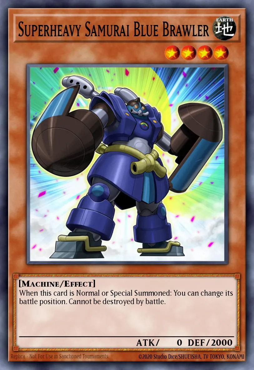 Superheavy Samurai Blue Brawler · Duelist Alliance: Deluxe Edition 41628550/7