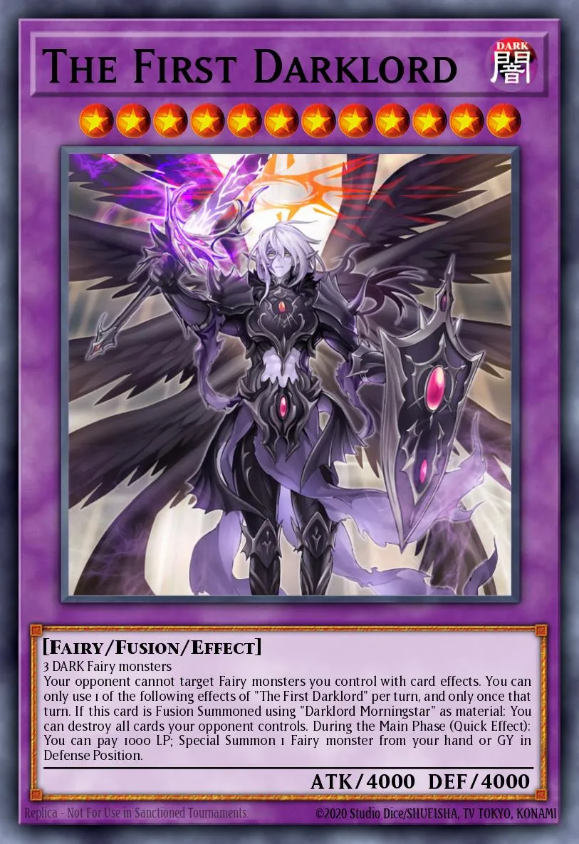 The First Darklord · Rise of the Duelist Premiere! promotional card 4167084/1