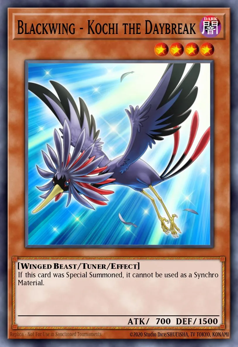 Blackwing - Kochi the Daybreak · Duelist Pack: Crow 41902352/30