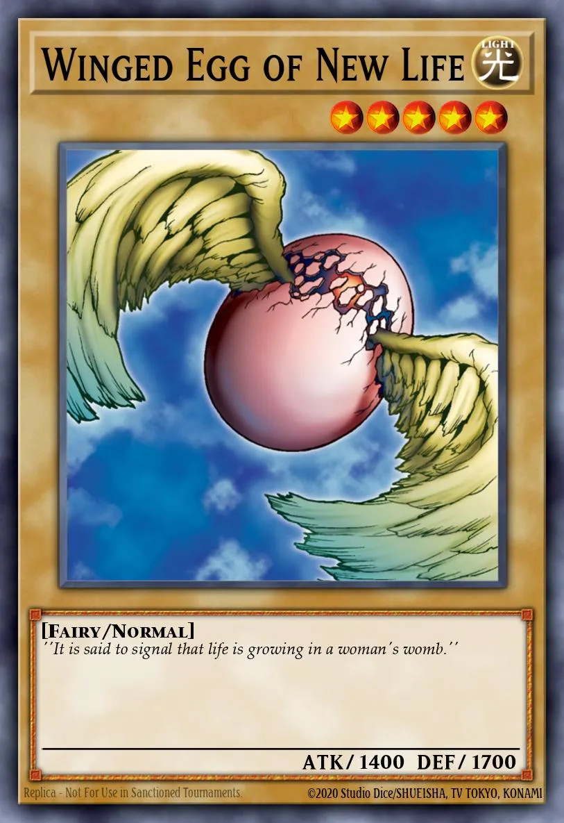 Winged Egg of New Life · Yu-Gi-Oh (No Set) 42418084