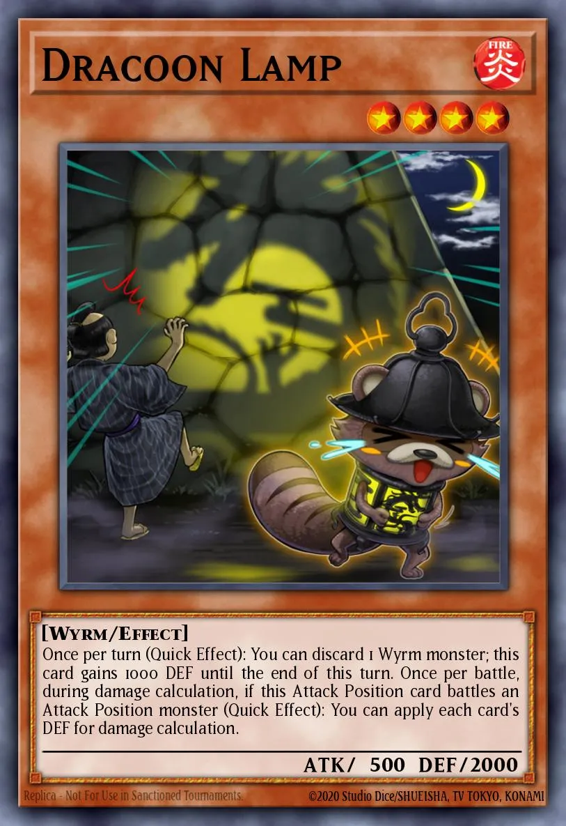 Dracoon Lamp · Rise of the Duelist Premiere! promotional card 42596828/1