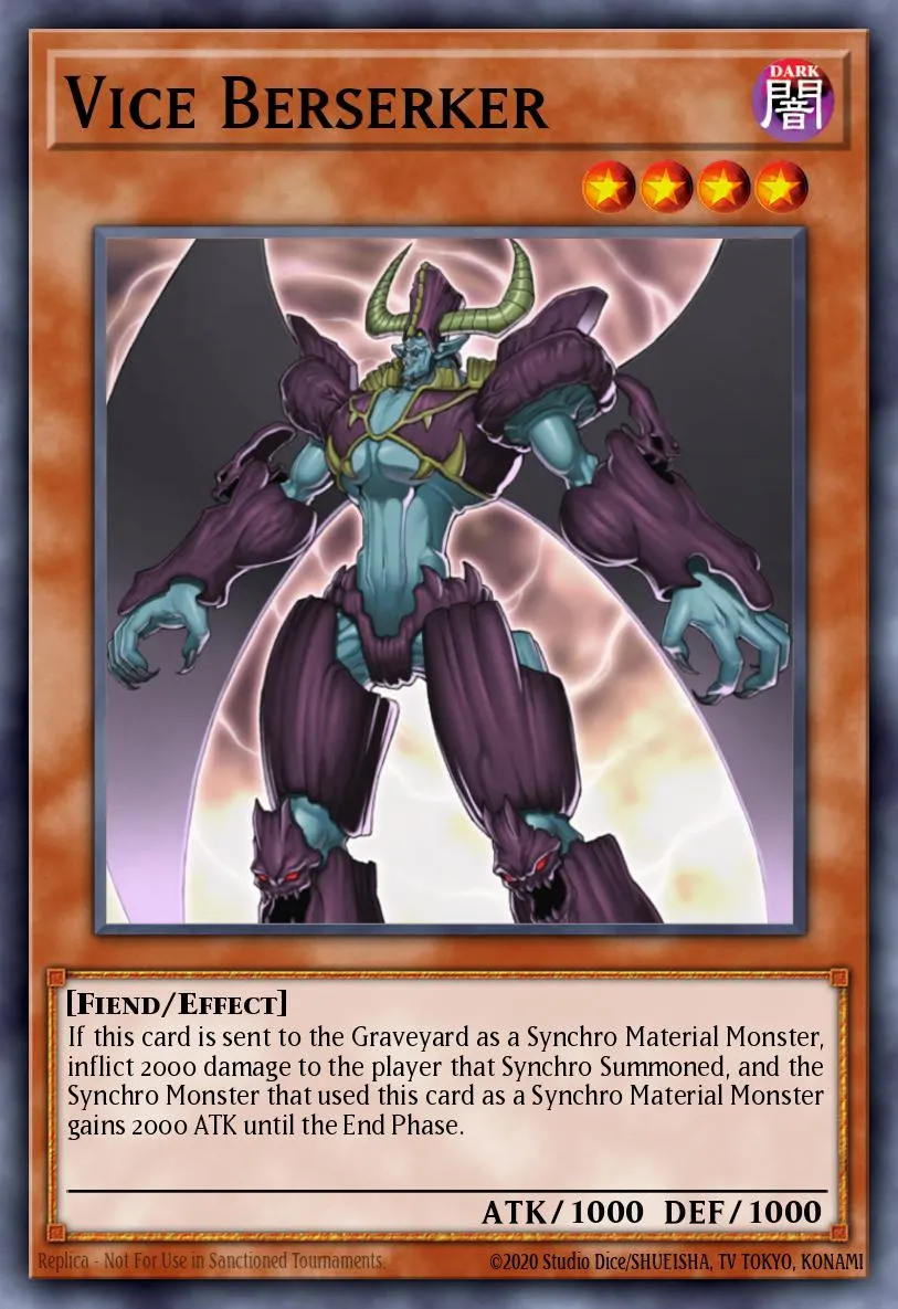 Vice Berserker · Starstrike Blast Sneak Peek Participation Card 43014054/1
