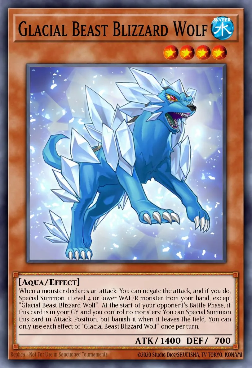 Glacial Beast Blizzard Wolf · Battles of Legend: Armageddon 43175027/94