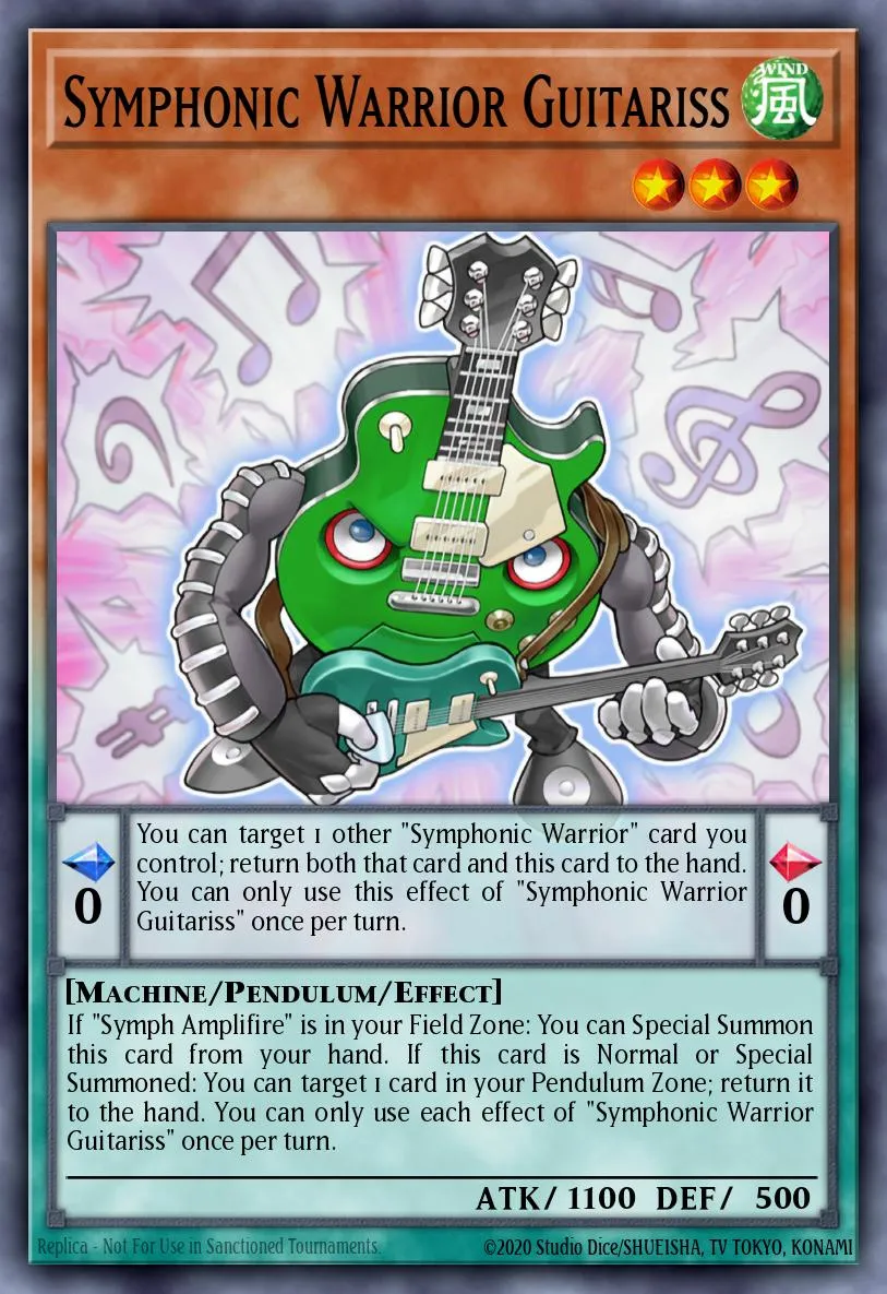Symphonic Warrior Guitariss · Dimension Force 43210483/101