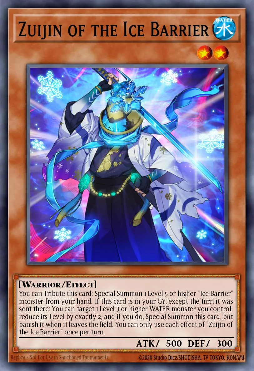 Zuijin of the Ice Barrier · Structure Deck: Freezing Chains 43256007/46