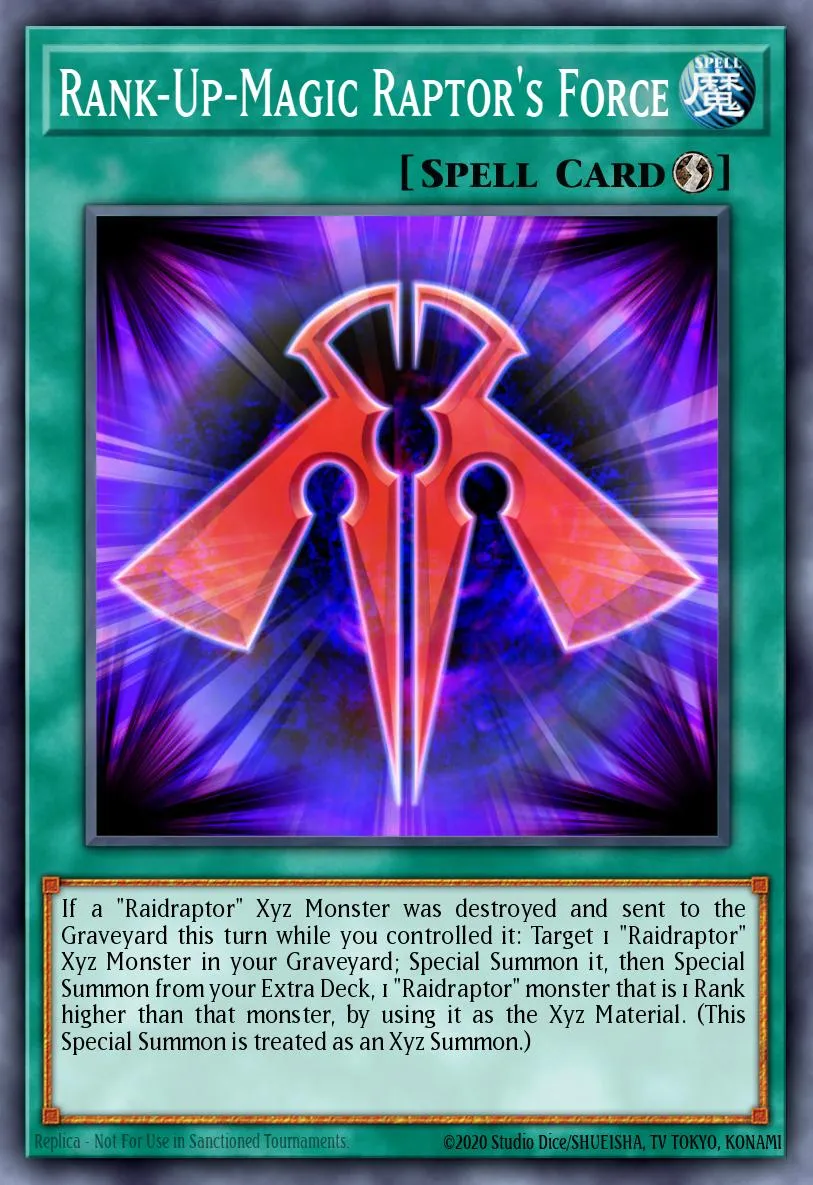 Rank-Up-Magic Raptor's Force · Clash of Rebellions: Special Edition 43383478/4