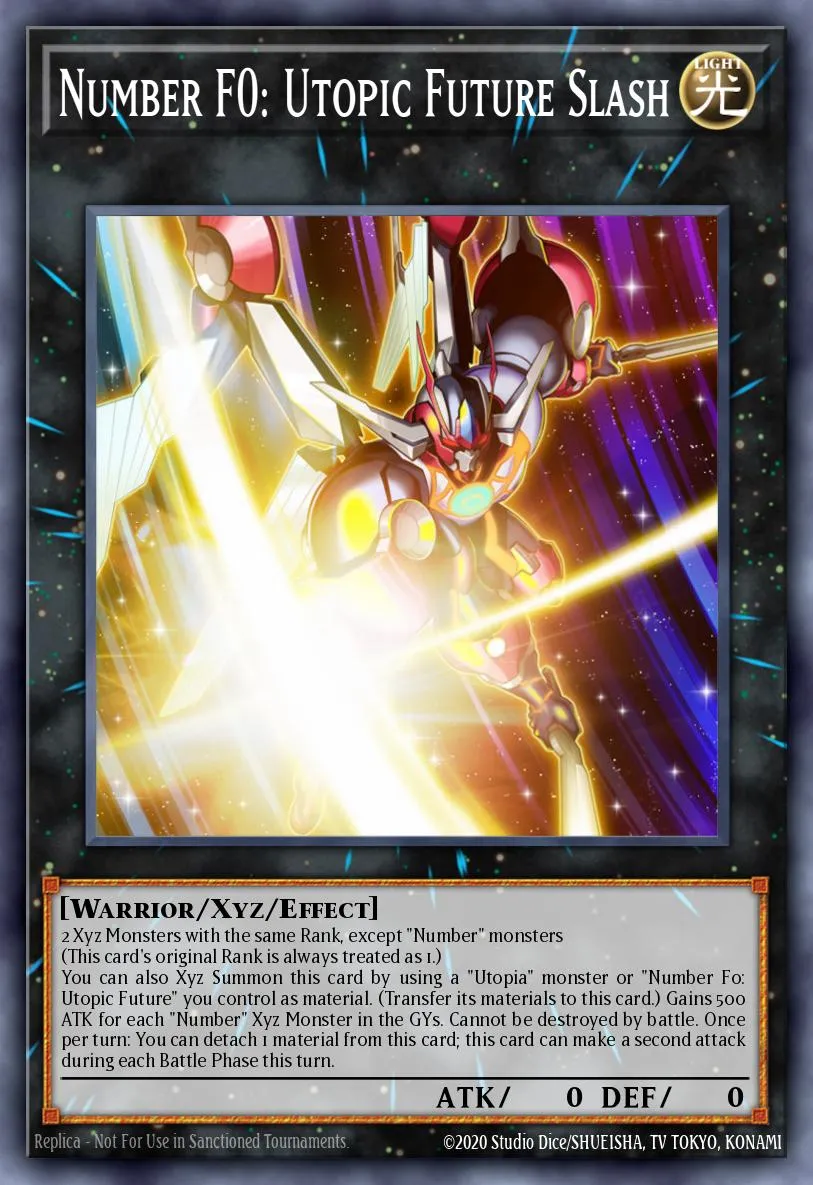 Number F0: Utopic Future Slash · Battles of Legend: Armageddon 43490025/94
