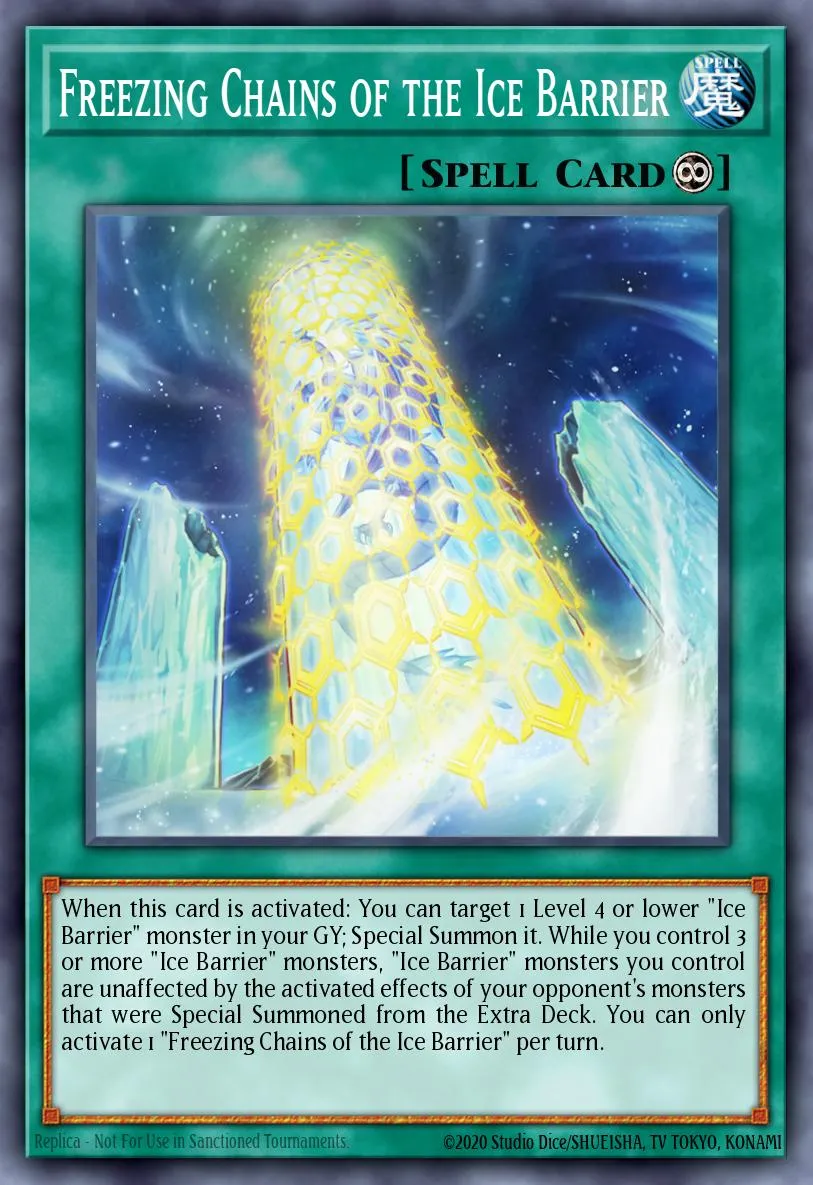 Freezing Chains of the Ice Barrier · Structure Deck: Freezing Chains 43582229/46
