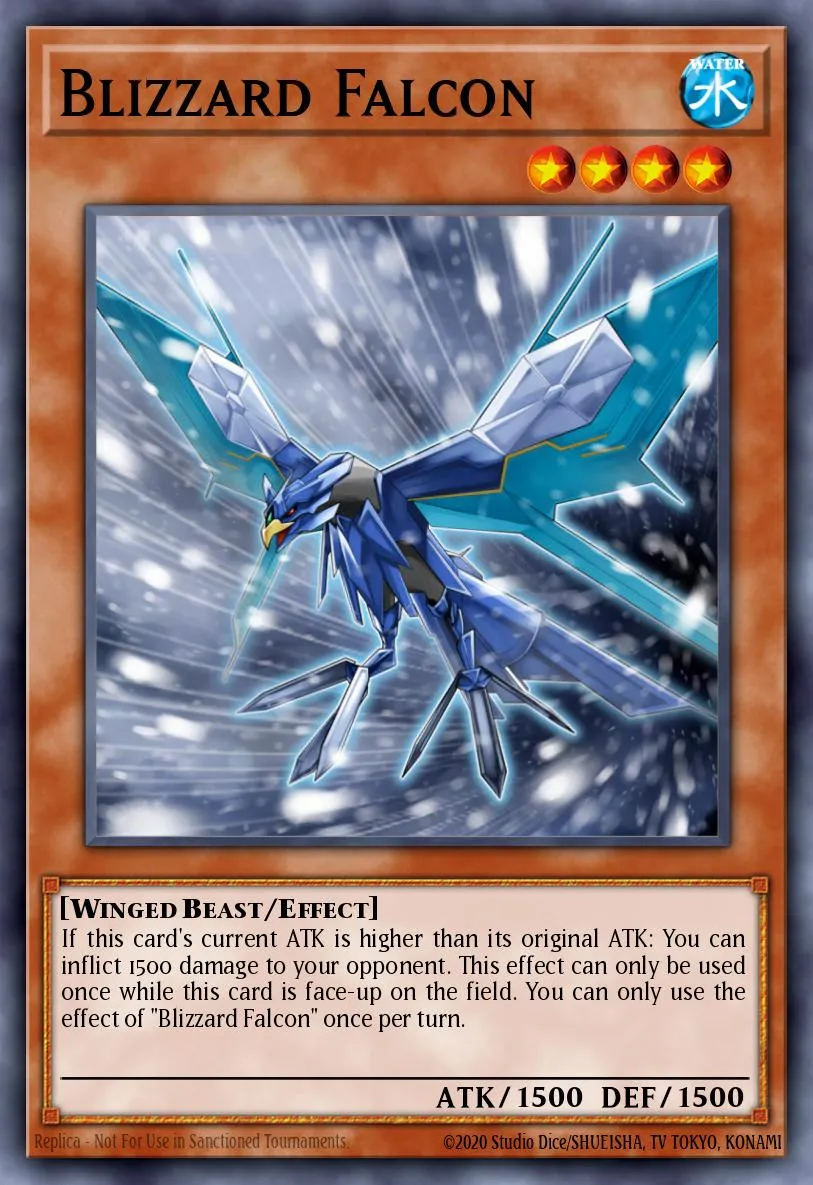 Blizzard Falcon · Lord of the Tachyon Galaxy Sneak Peek Participation Card 43694481/1