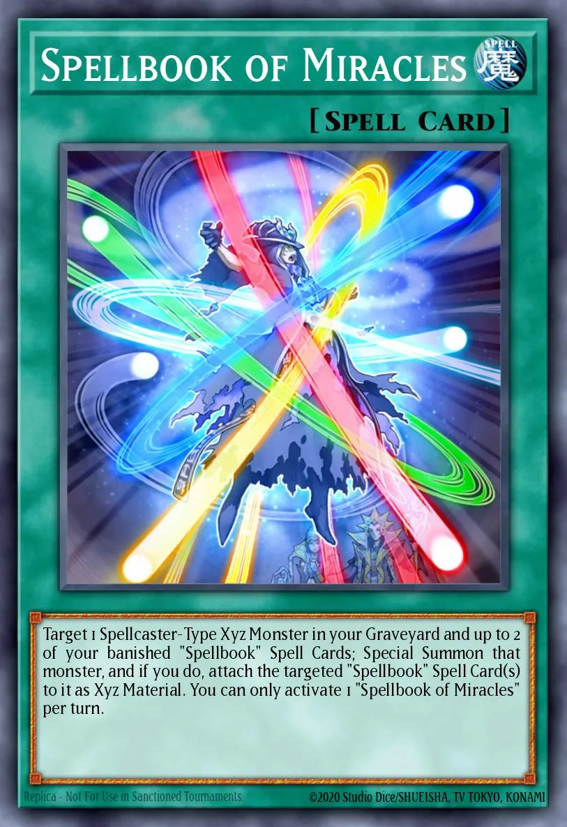 Spellbook of Miracles · Lord of the Tachyon Galaxy Sneak Peek Participation Card 43841694/1