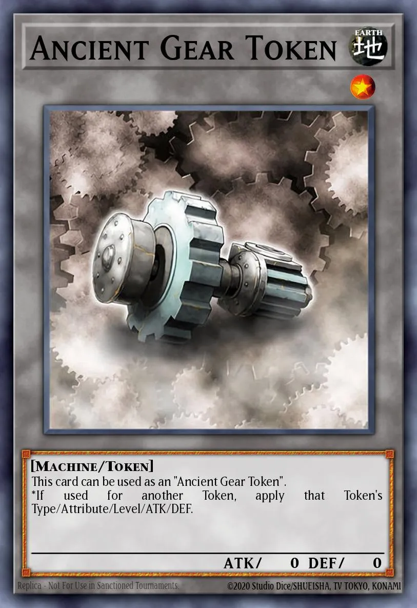 Ancient Gear Token · Machine Reactor Structure Deck 44052075/40
