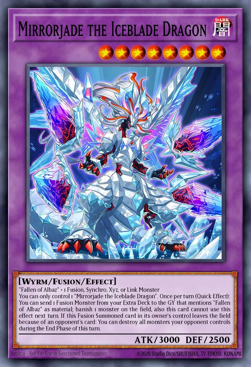 Mirrorjade the Iceblade Dragon · Structure Deck: Albaz Strike 44146295/46