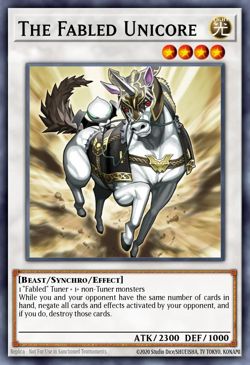 The Fabled Unicore · Duel Terminal 4 44155002/100