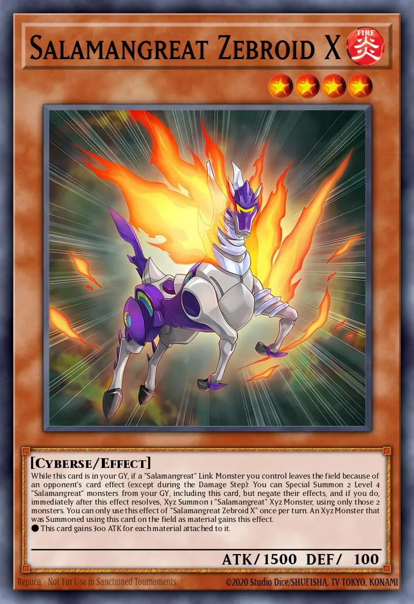 Salamangreat Zebroid X · Eternity Code Premiere! promotional card 44161893/1