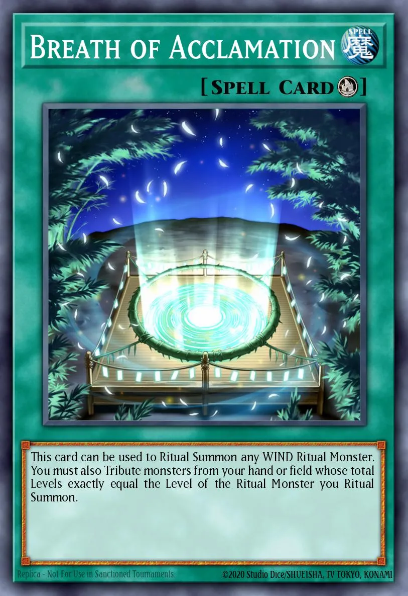 Breath of Acclamation · Blazing Vortex Premiere! promotional card 44221928/1
