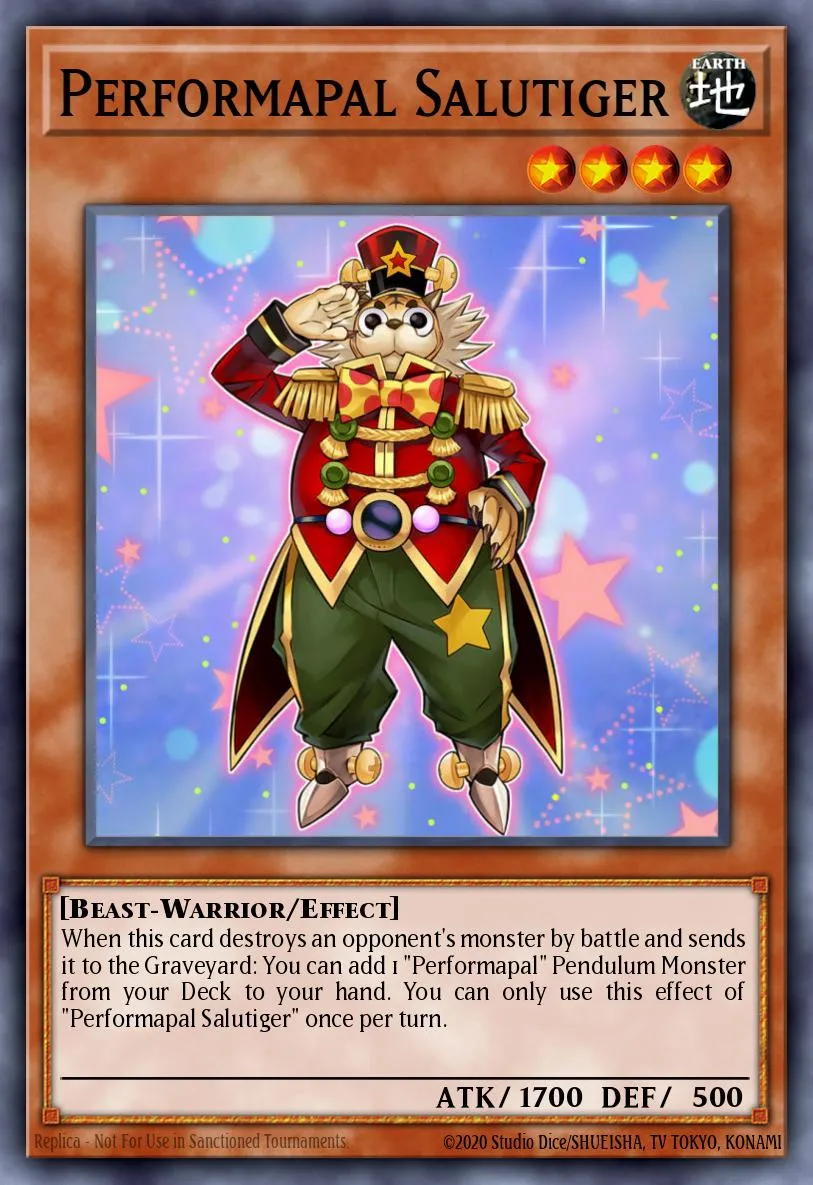 Performapal Salutiger · Master of Pendulum Structure Deck 44364077/43