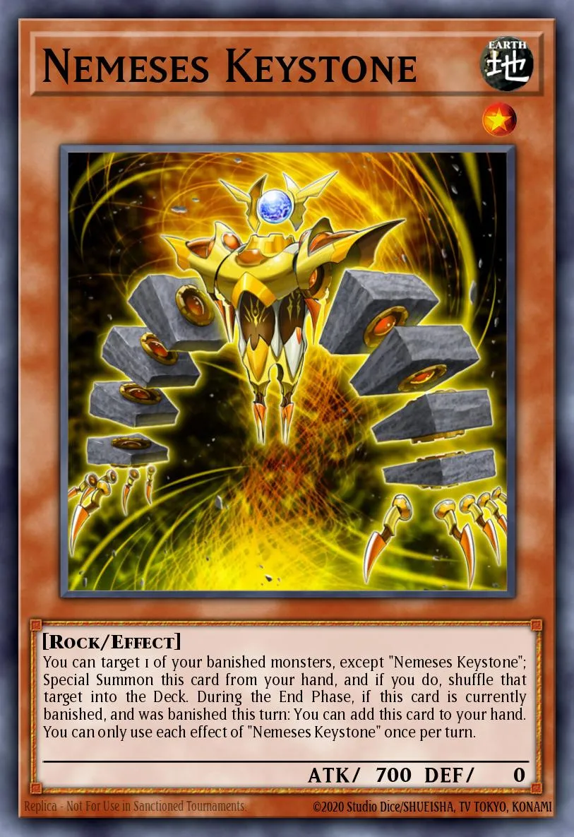 Nemeses Keystone · Rise of the Duelist Premiere! promotional card 44440058/1
