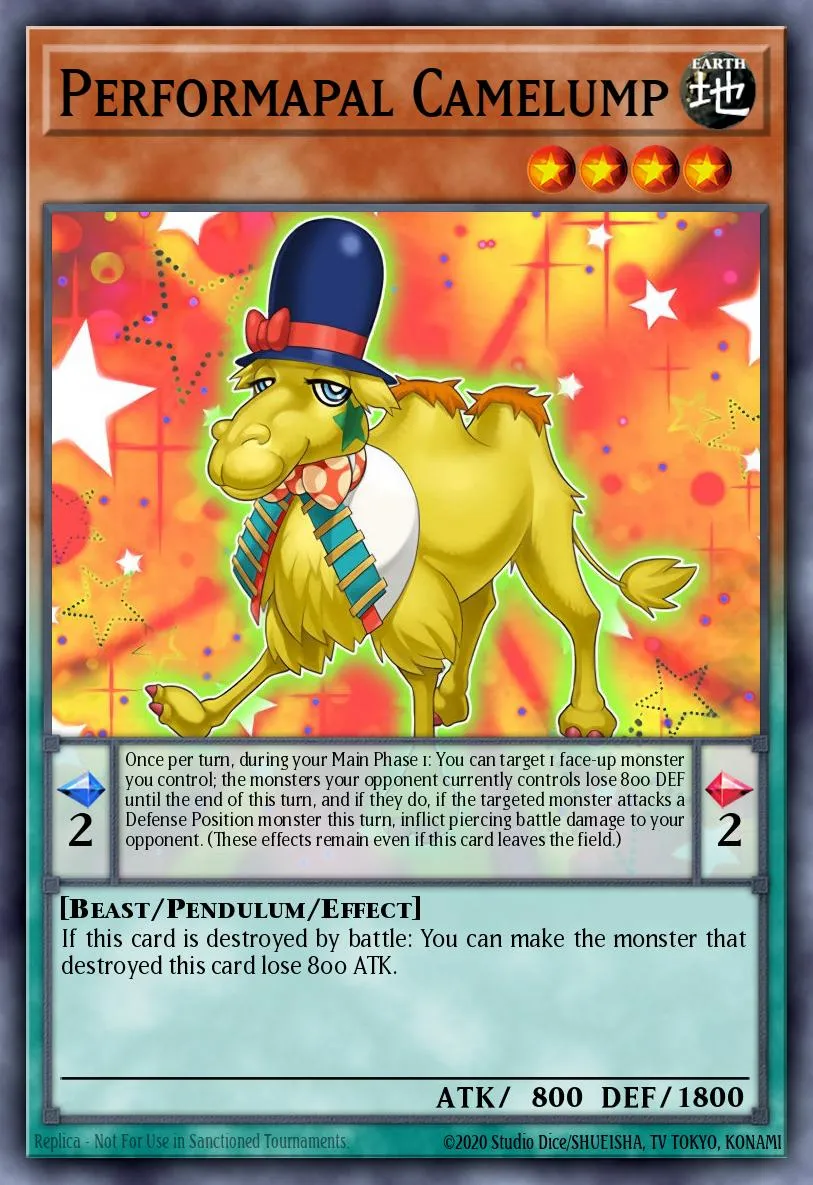Performapal Camelump · Clash of Rebellions: Special Edition 44481227/4