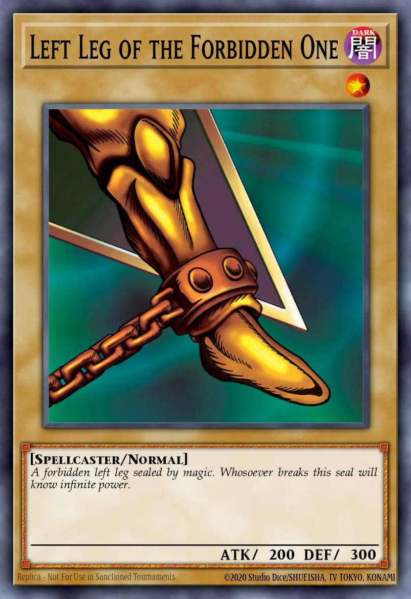 Left Leg of the Forbidden One · Legend of Blue Eyes White Dragon (25th Anniversary Edition) 44519536/14