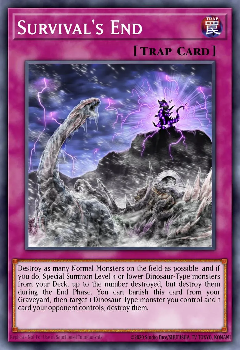Survival's End · Dinosmasher's Fury Structure Deck 44612603/39