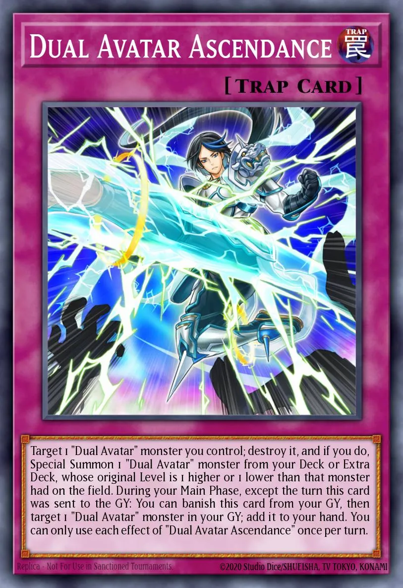 Dual Avatar Ascendance · Blazing Vortex Premiere! promotional card 44644529/1