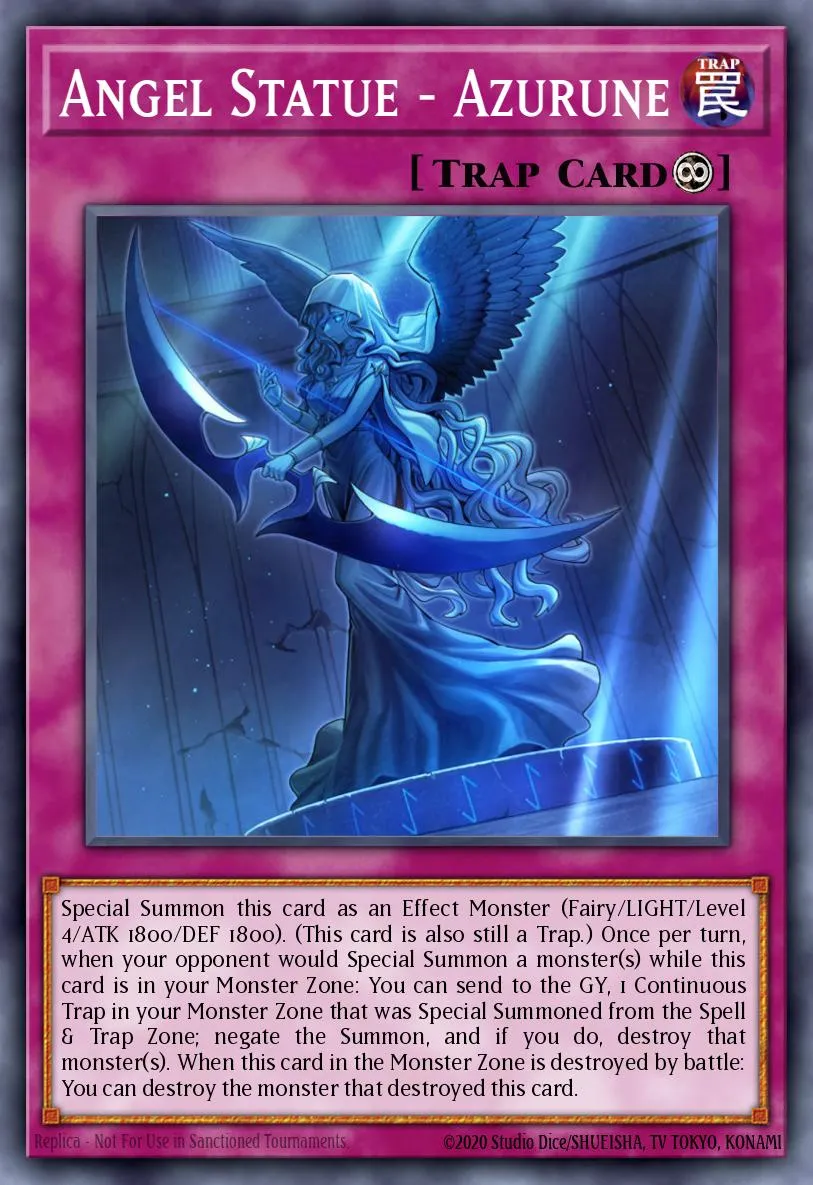 Angel Statue - Azurune · Blazing Vortex Premiere! promotional card 44822037/1