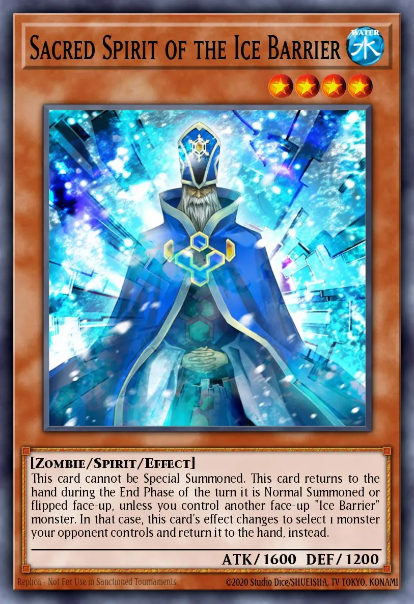 Sacred Spirit of the Ice Barrier · Duel Terminal 4 44877690/100