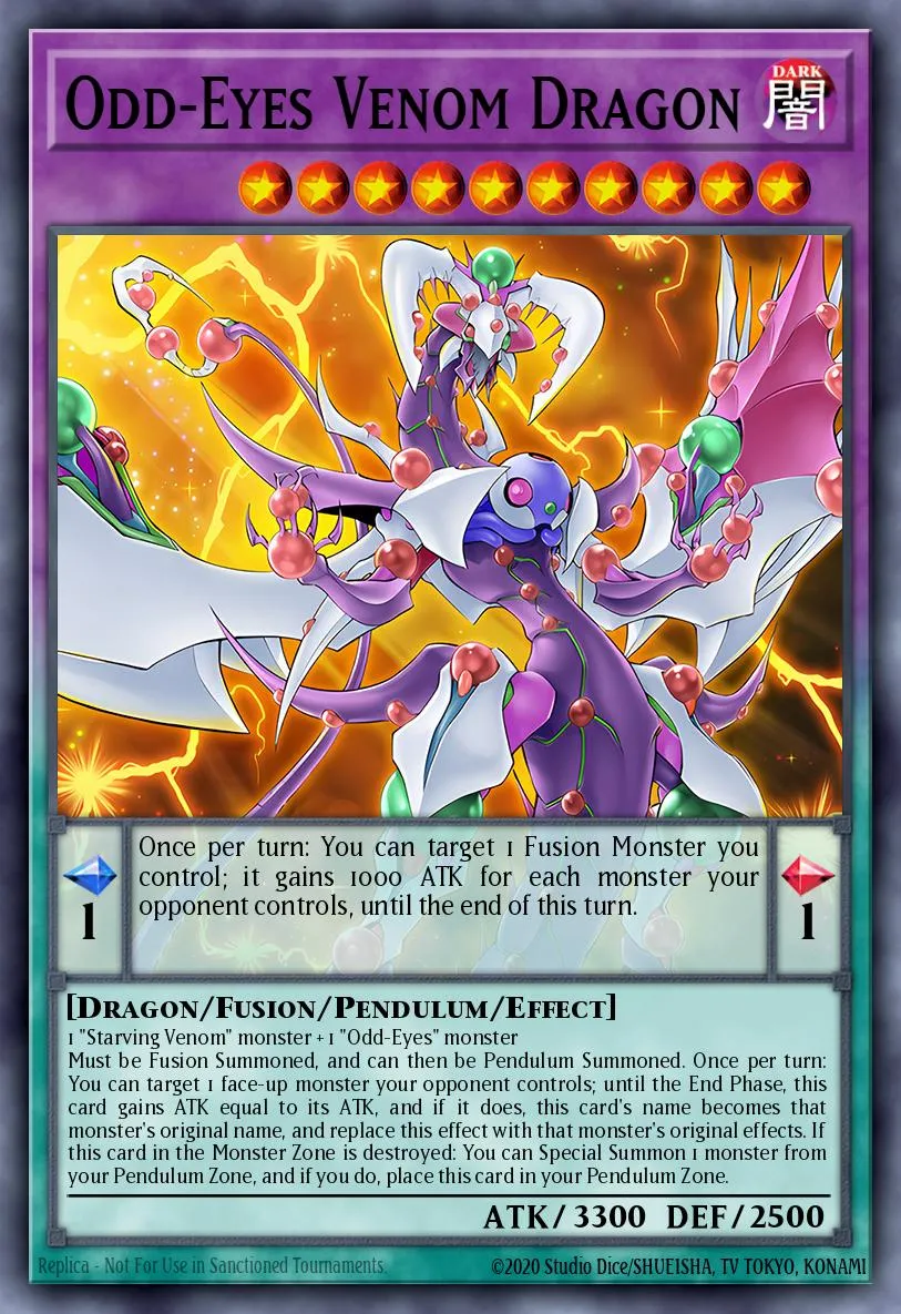 Odd-Eyes Venom Dragon · Battles of Legend: Light's Revenge 45014450/80