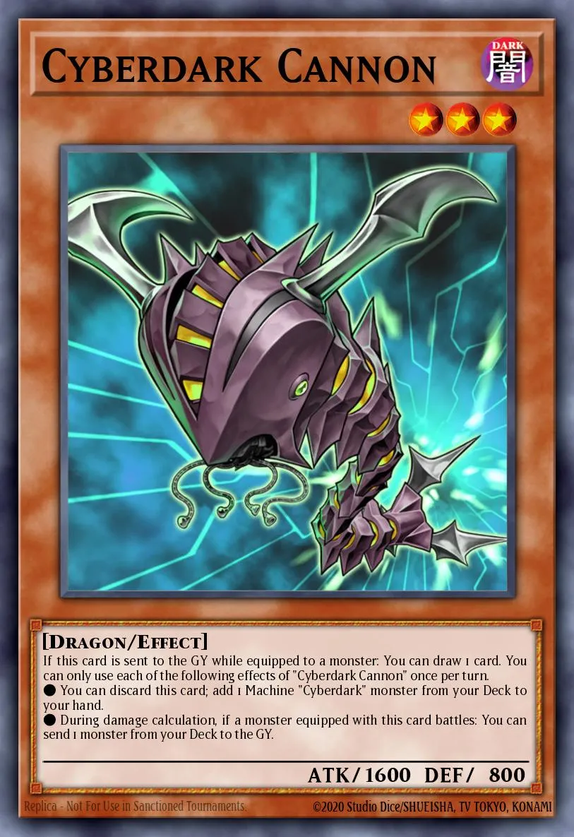Cyberdark Cannon · Legendary Duelists 45078193/52