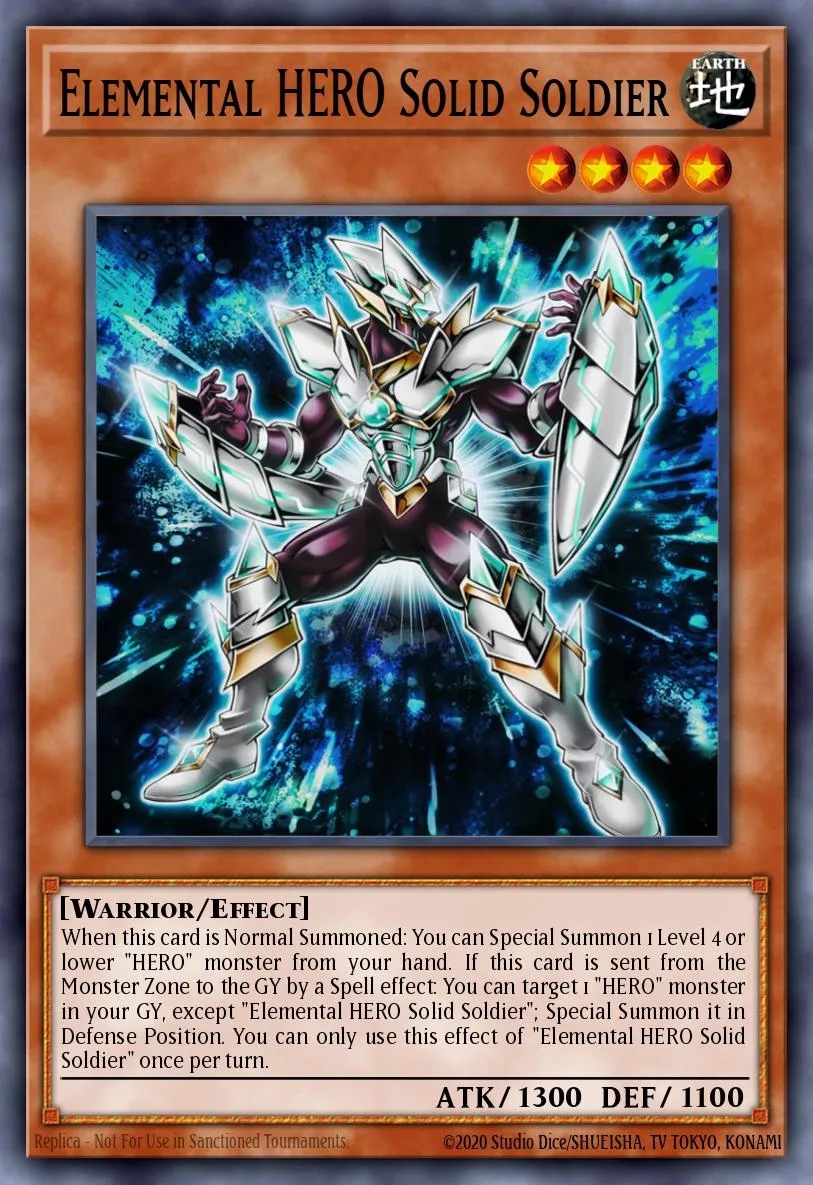 Elemental HERO Solid Soldier · 2018 Mega-Tins 45195443/10