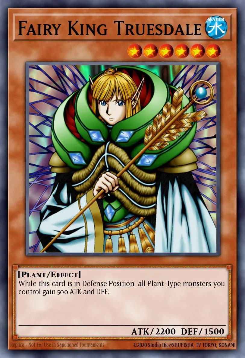 Fairy King Truesdale · Yu-Gi-Oh! The Falsebound Kingdom promotional cards 45425051/6