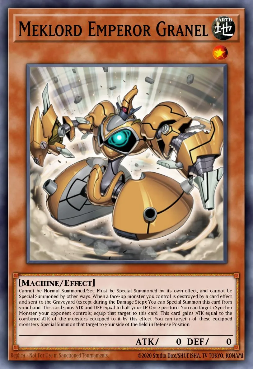Meklord Emperor Granel · Yu-Gi-Oh! World Championship Qualifier National Championships 2011 prize cards 4545683/3