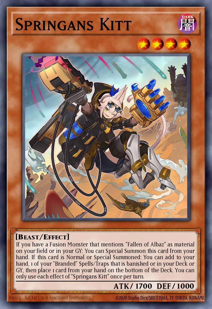 Springans Kitt · Structure Deck: Albaz Strike 45484331/46