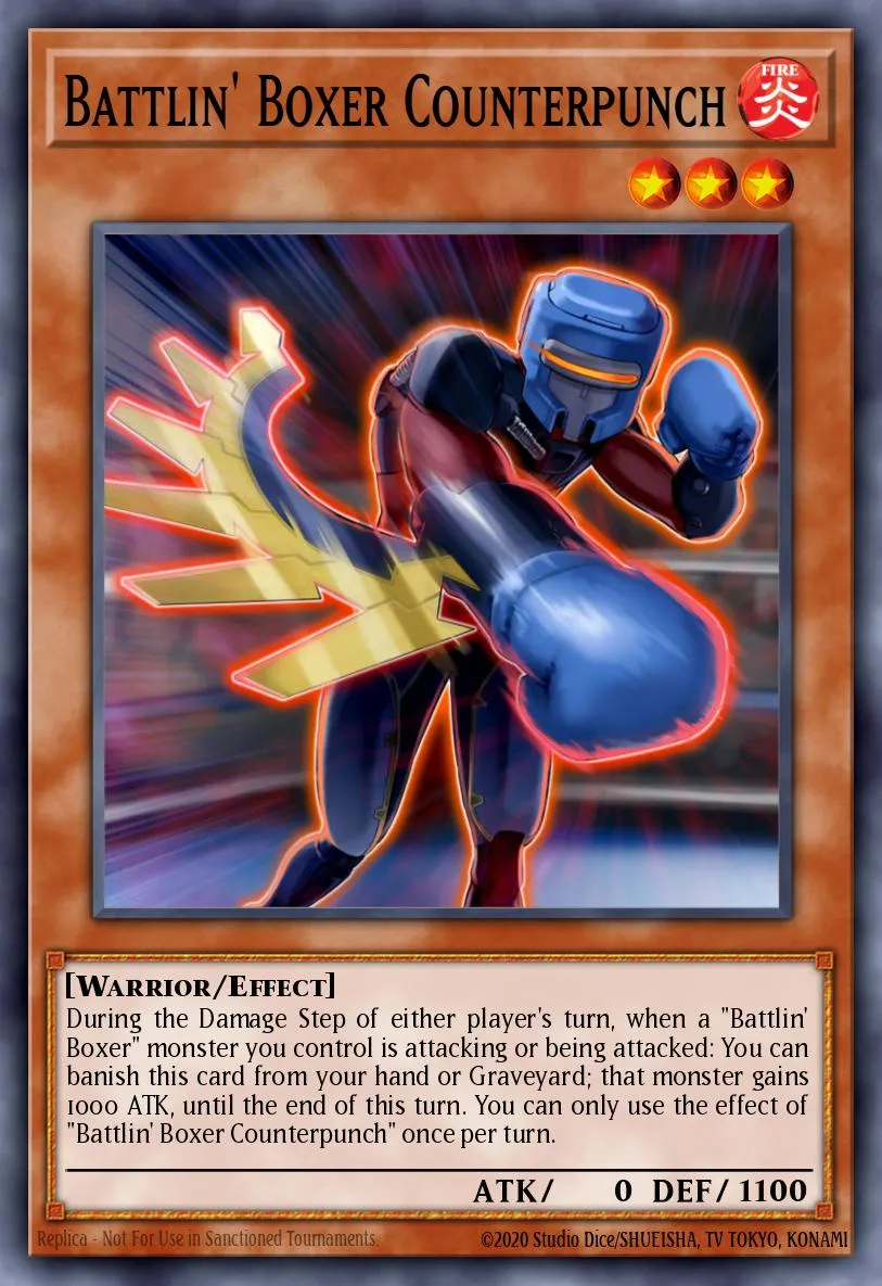 Battlin' Boxer Counterpunch · Lord of the Tachyon Galaxy Sneak Peek Participation Card 4549095/1