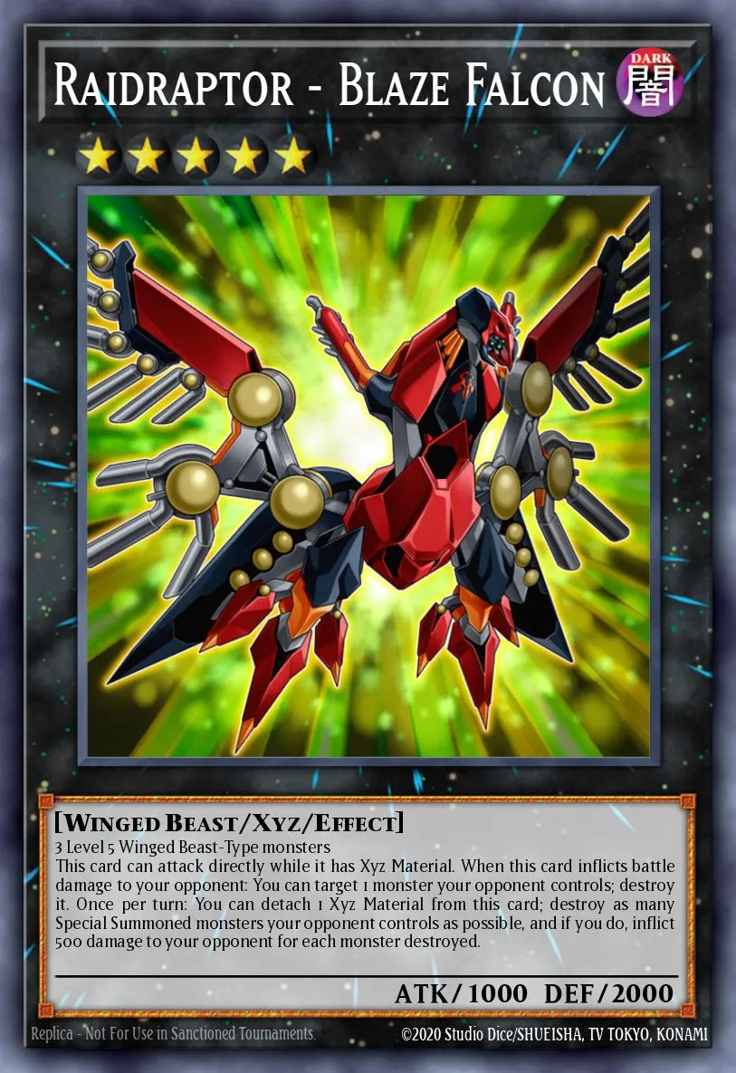 Raidraptor - Blaze Falcon · Crossed Souls: Advance Edition 45533023/4