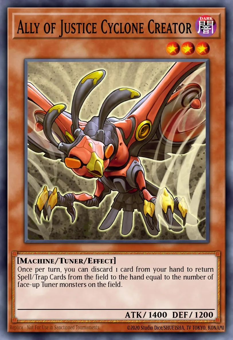Ally of Justice Cyclone Creator · Duelist Revolution: Special Edition 45586855/2