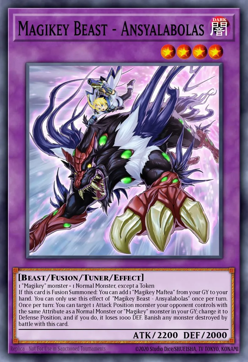 Magikey Beast - Ansyalabolas · Dawn of Majesty Premiere! promotional card 45655875/1