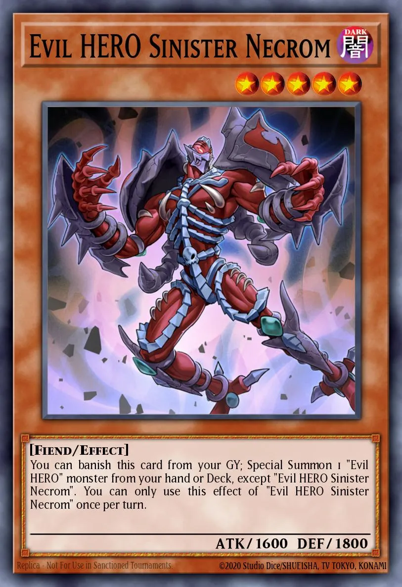 Evil HERO Sinister Necrom · Legendary Duelists: Immortal Destiny 45659520/58