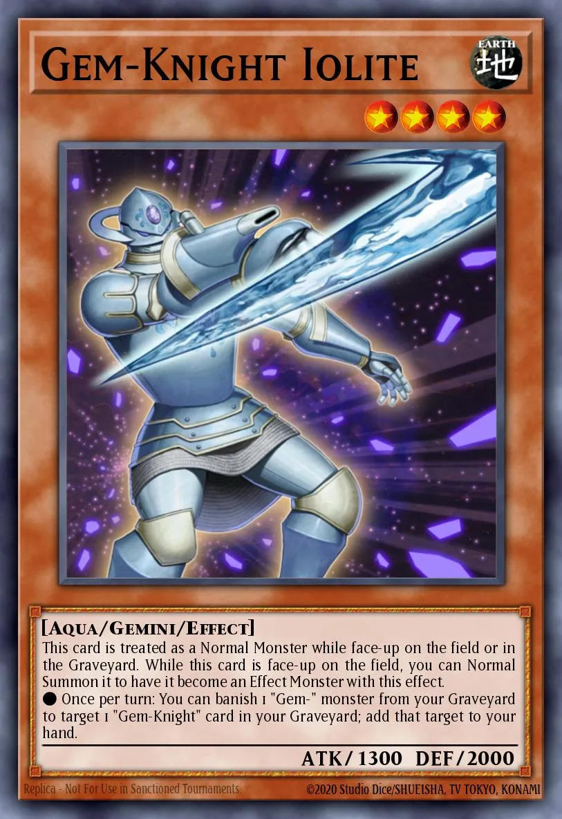 Gem-Knight Iolite · Duel Terminal 6b 45662855/50