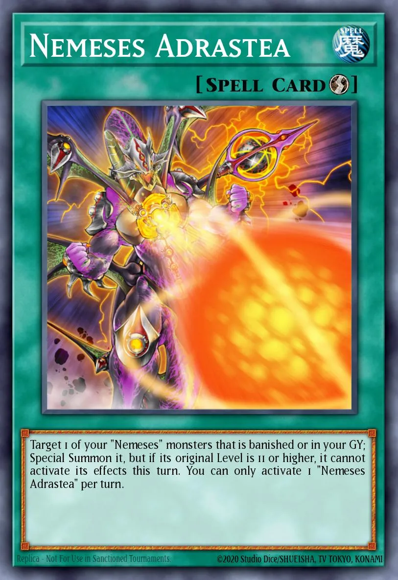 Nemeses Adrastea · Eternity Code Premiere! promotional card 45666710/1