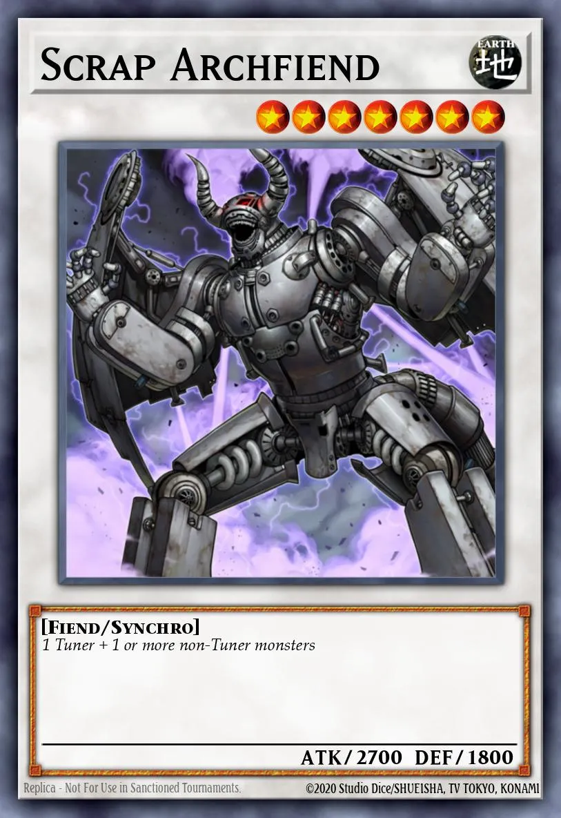 Scrap Archfiend · Duelist Revolution: Special Edition 45815891/2