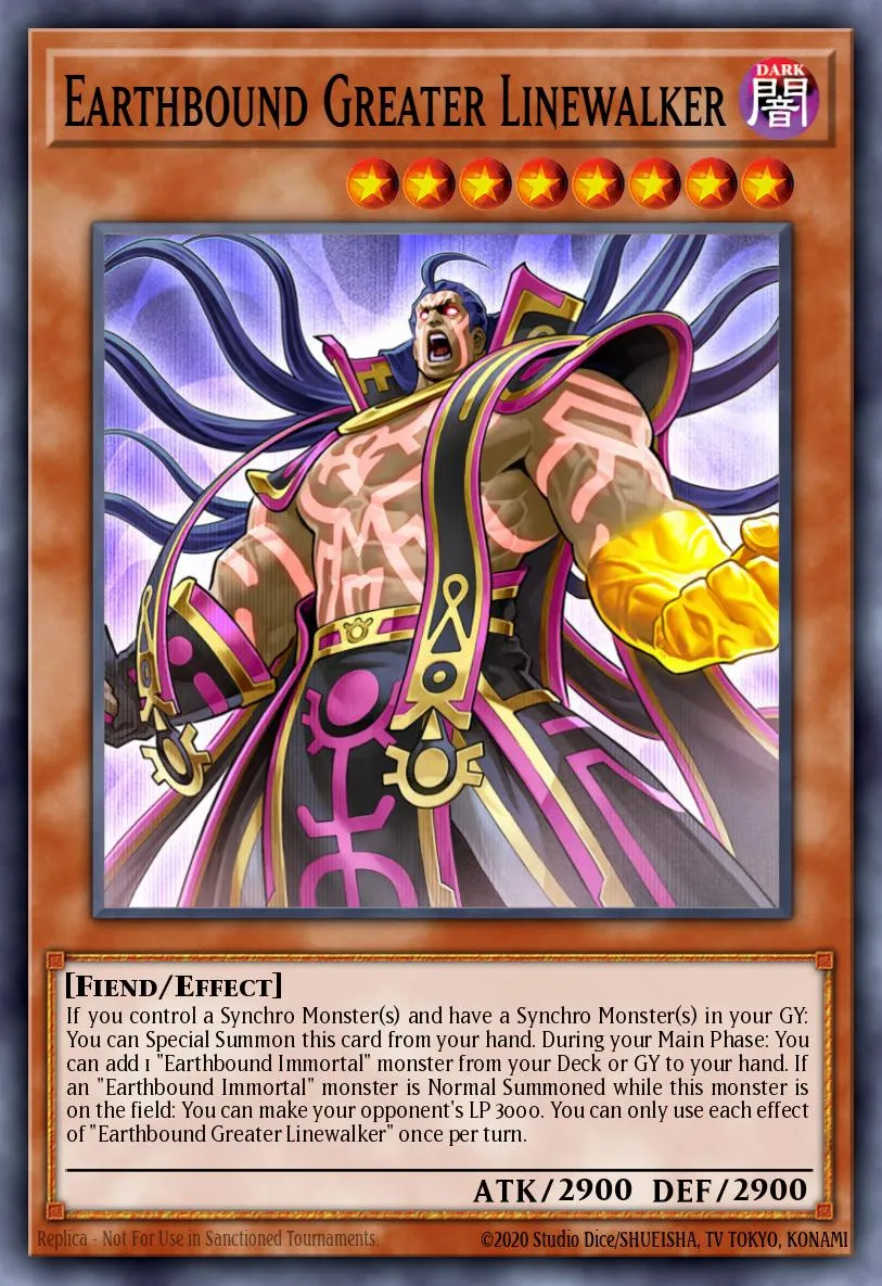 Earthbound Greater Linewalker · Legendary Duelists: Immortal Destiny 45836982/58